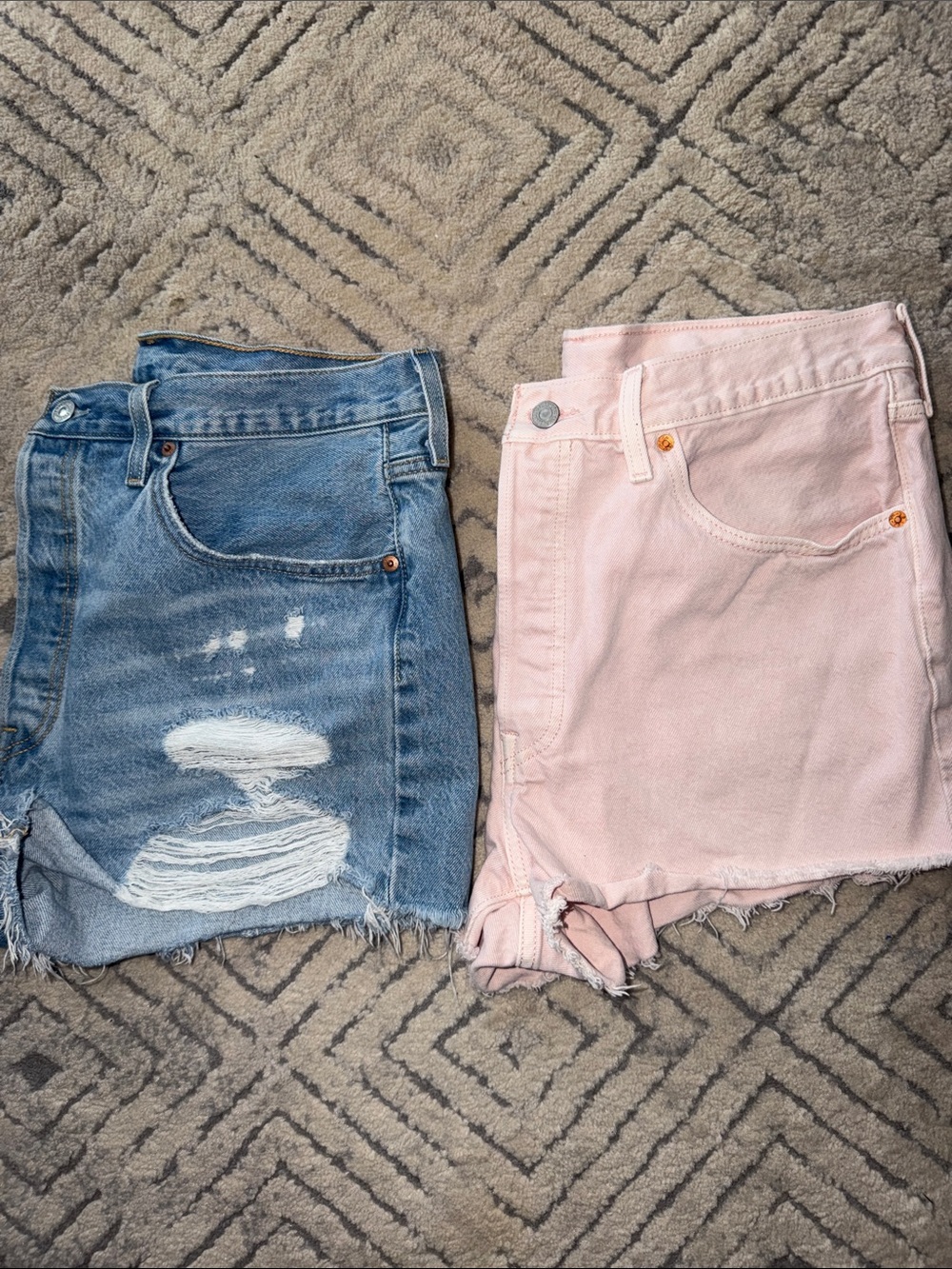Levi's 501 shorts (both pairs come together)